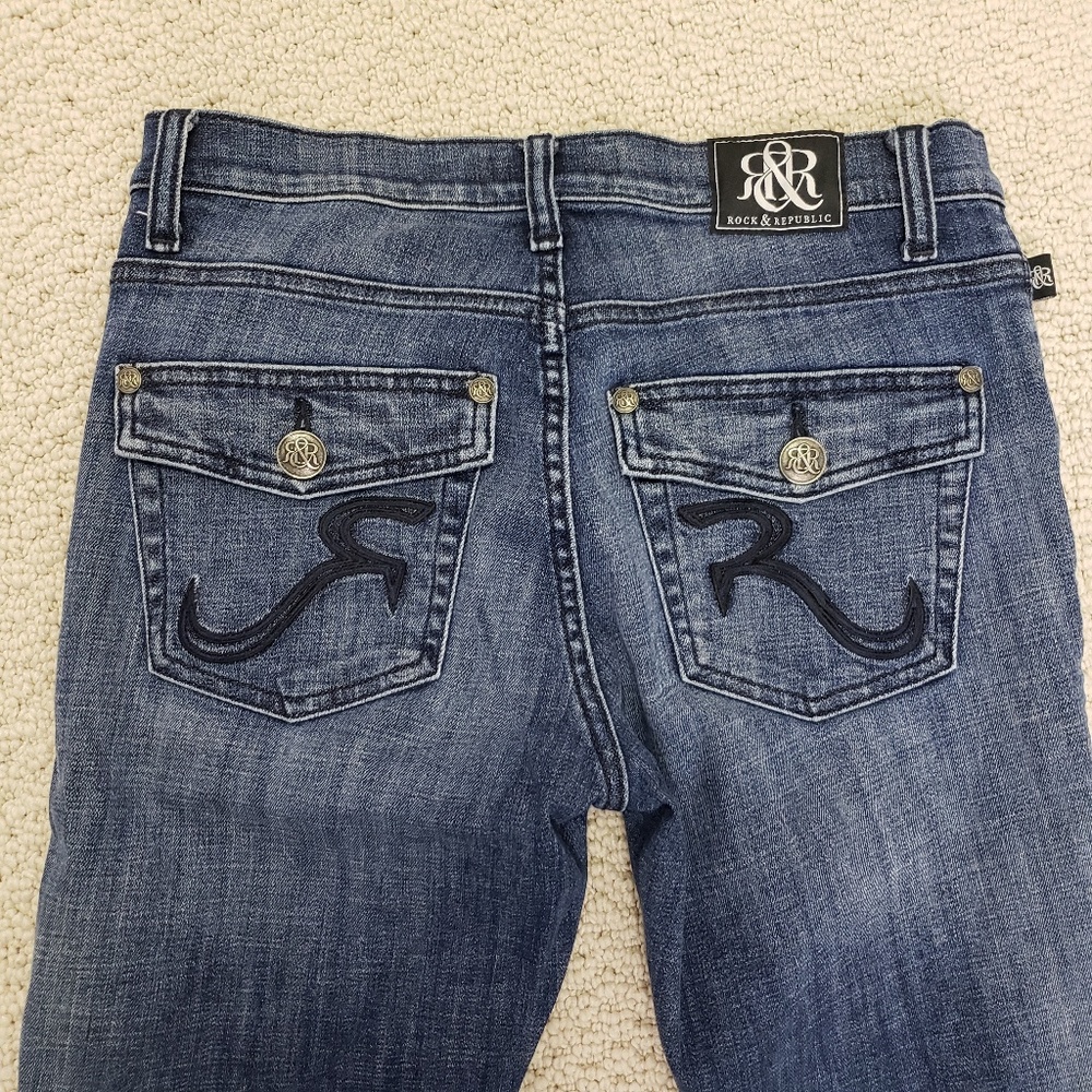 Rock & Republic stretch denim jeans 8m Kasandra